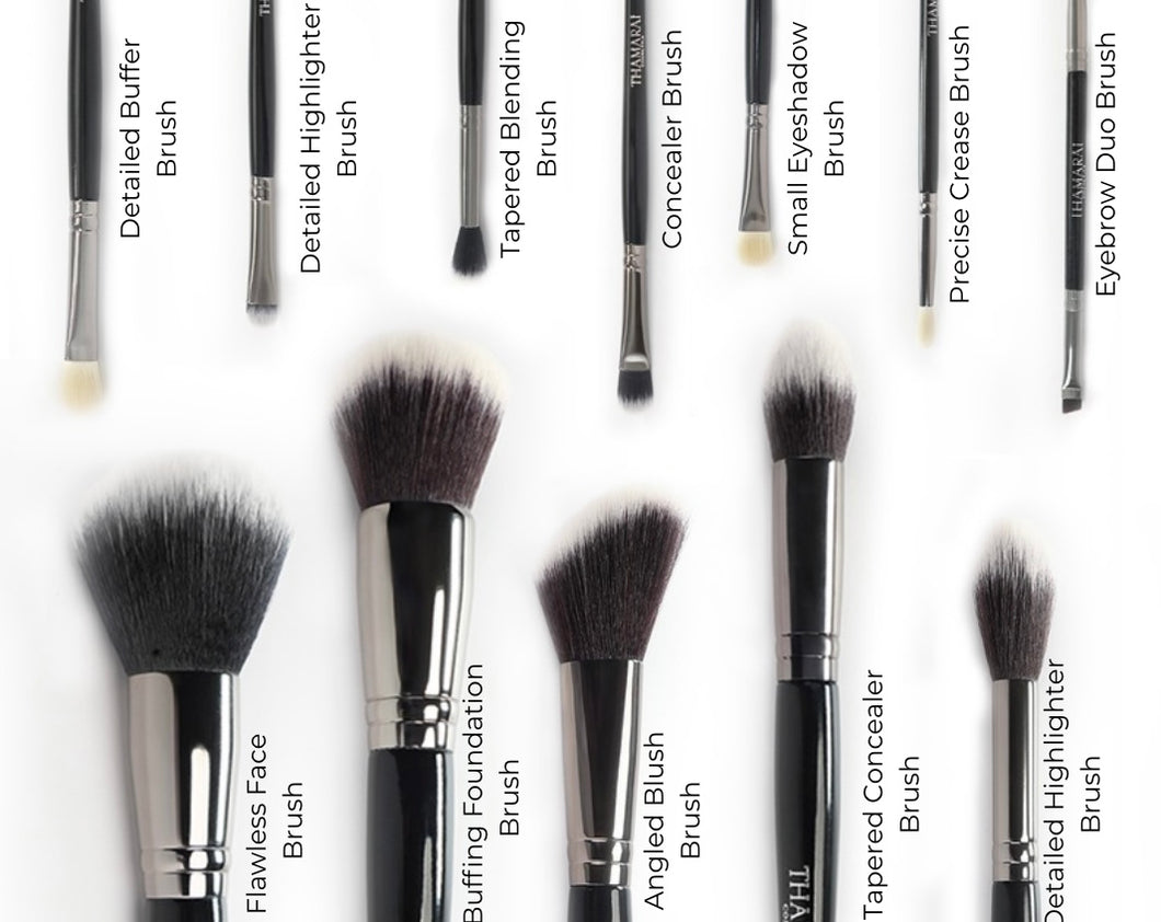 12-Piece Essential Makeup Brush Set